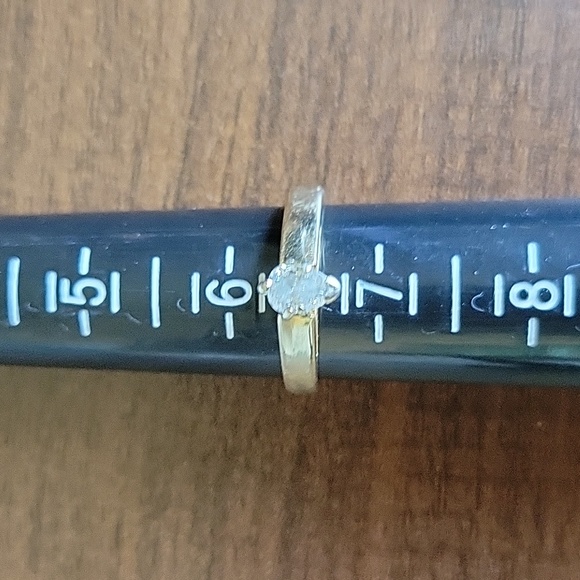 White Gold Diamond Engagement Ring (6.5) - Picture 8 of 10